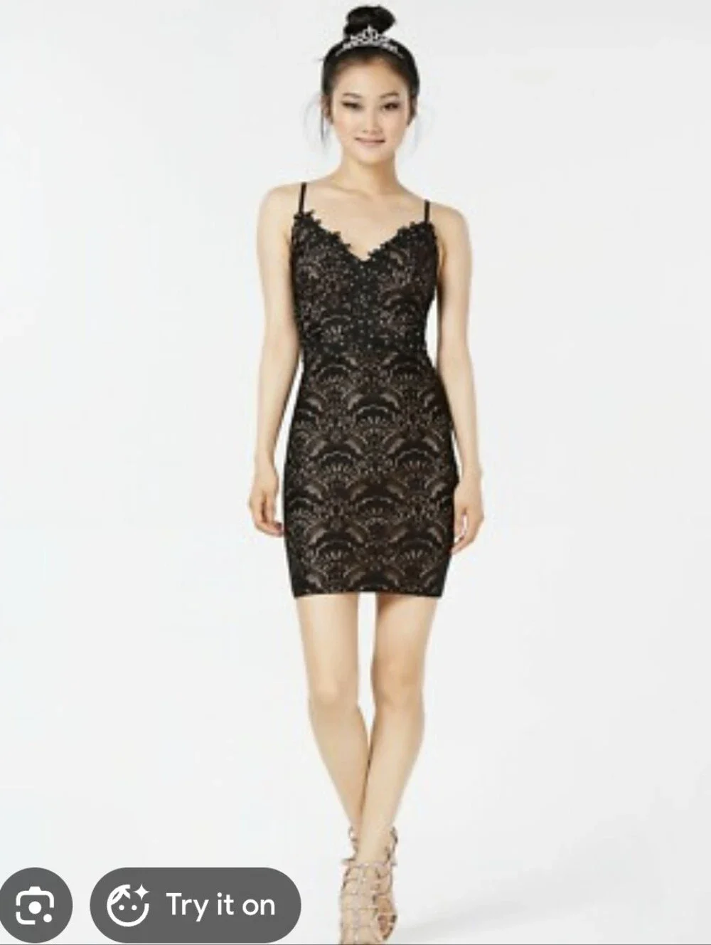 city studio black lace dress City Studios Black Lace Bodycon Dress